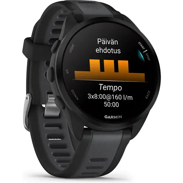 Išmanusis laikrodis Garmin Forerunner® 165 | Black - Slate 2