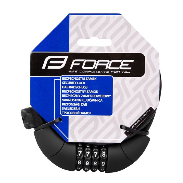 Spyna FORCE Lux Trosas, 180/8mm (juoda) 1