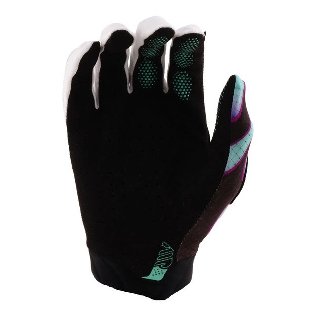 TLD GLOVES AIR OVERSPRAY BLACK / REAL TEAL (44603000) 1