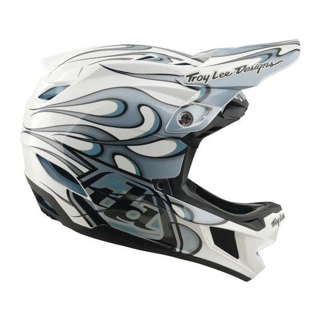 TLD HELMET D4 COMPOSITE MIPS TORCHED WHITE / SILVER (14021200) 5