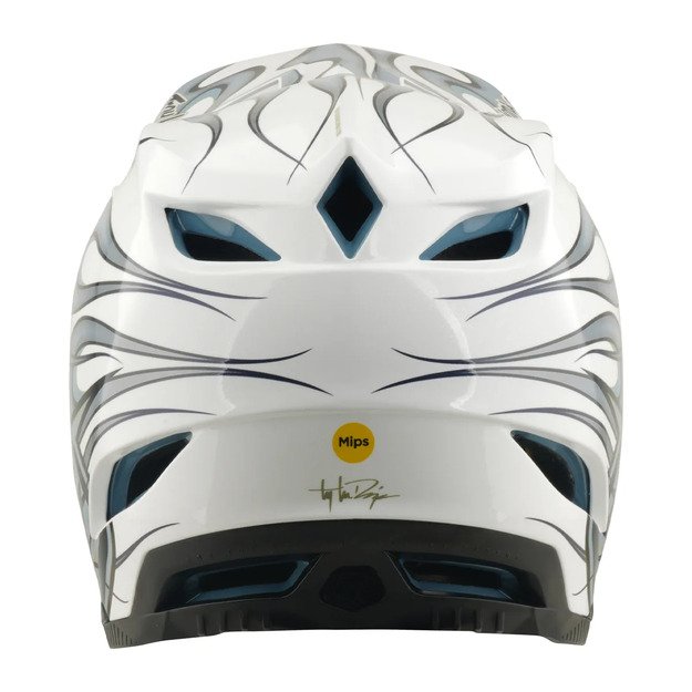 TLD HELMET D4 COMPOSITE MIPS TORCHED WHITE / SILVER (14021200) 3