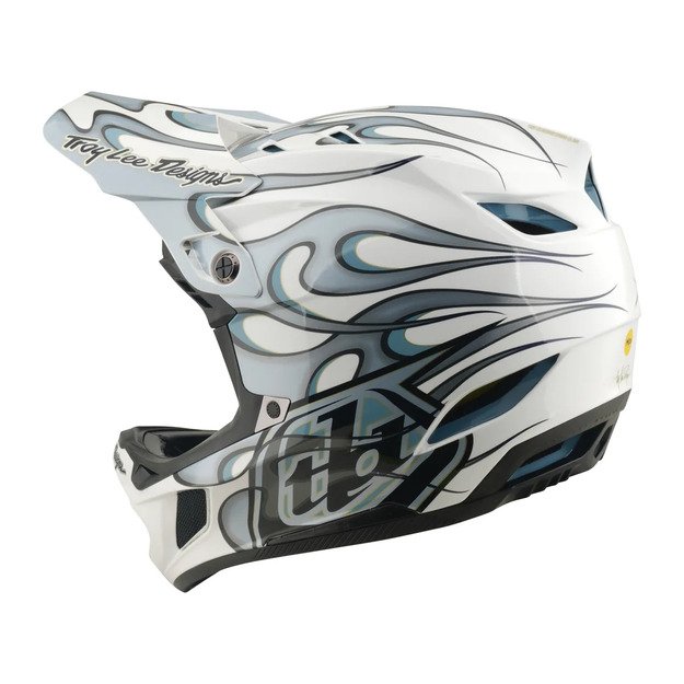 TLD HELMET D4 COMPOSITE MIPS TORCHED WHITE / SILVER (14021200) 2
