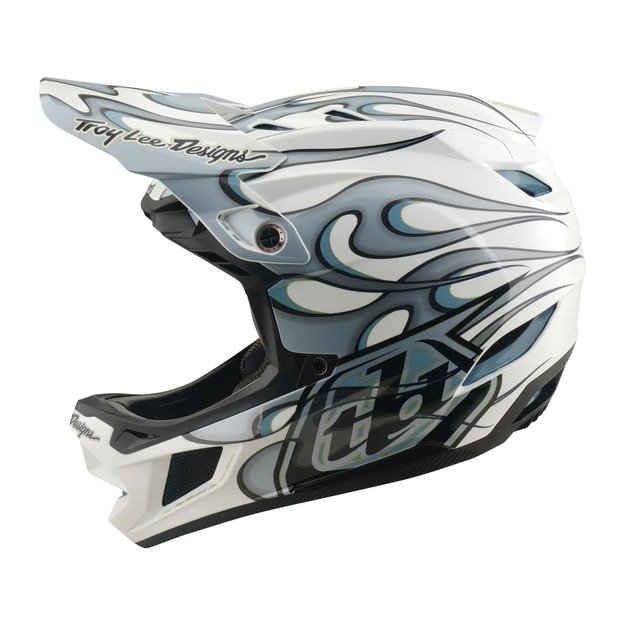TLD HELMET D4 COMPOSITE MIPS TORCHED WHITE / SILVER (14021200) 1