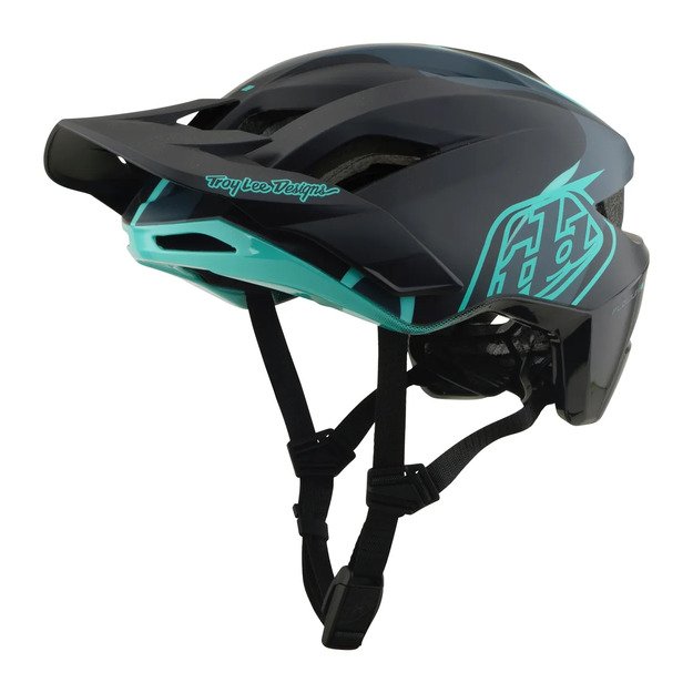 TLD HELMET FLOWLINE SE MIPS BADGE CARBON / REAL TEAL (11056820)