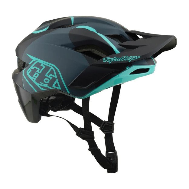 TLD HELMET FLOWLINE SE MIPS BADGE CARBON / REAL TEAL (11056820) 6