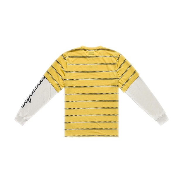 TLD LONG SLEEVE JERSEY SKYLINE FAKIE RIDE TEE STRIPE BUTTER (33226000) 1