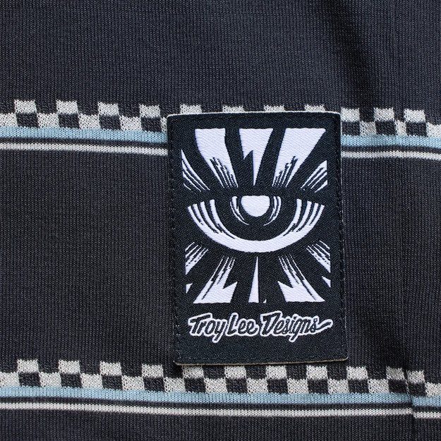 TLD WOMENS SHORT SLEEVE JERSEY LILIUM RIDE TEE CHECKED OUT CARBON (37501600) 3