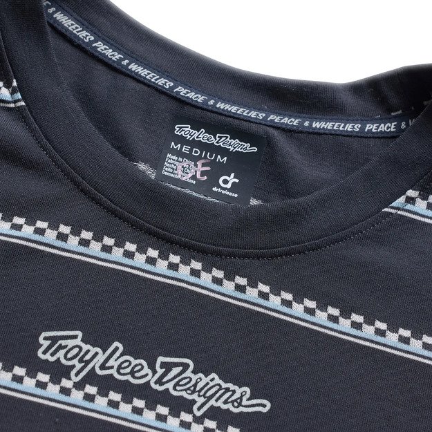 TLD WOMENS SHORT SLEEVE JERSEY LILIUM RIDE TEE CHECKED OUT CARBON (37501600) 2