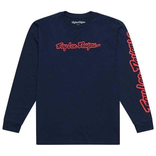 TLD LONG SLEEVE TEE SIGNATURE NAVY (72991703)