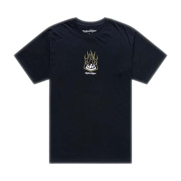 TLD SHORT SLEEVE TEE FLAME2 BLACK (70173100)