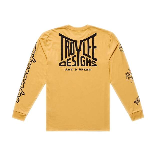 TLD LONG SLEEVE TEE HANDLEBAR BLEACHED MELON (72970100) 1