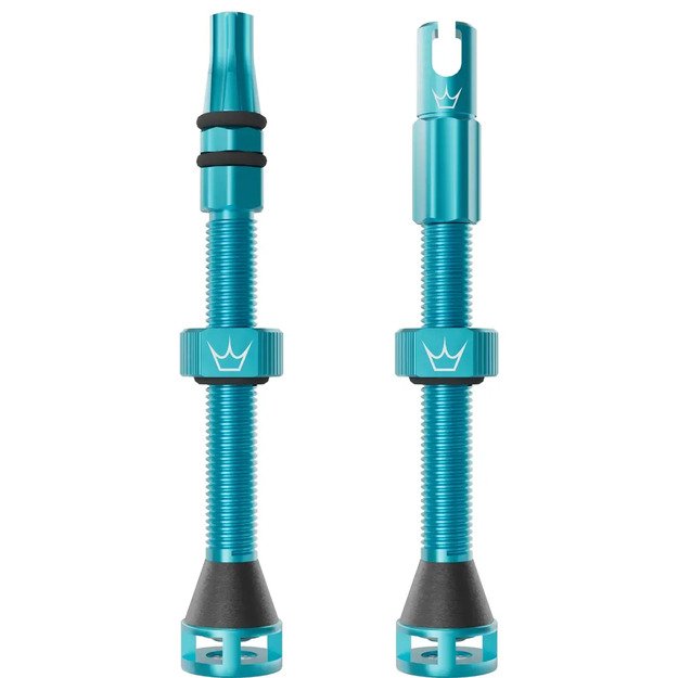 PEATY S BEZDU&Scaron;OV&Eacute; VENTILKY HOLESHOT FAST FLOW 60MM TURQUOISE (PTV-HFF-60-TRQ-12)