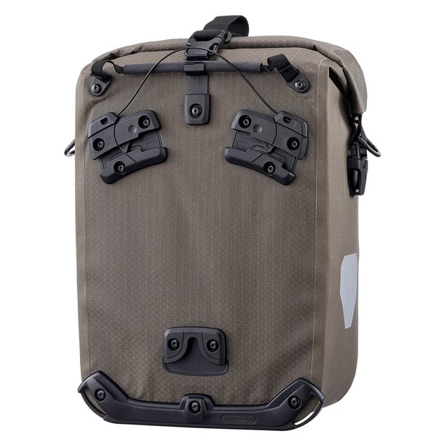 &Scaron;oninis krep&scaron;ys ant bagažinės ORTLIEB Gravel-Pack Single QL3.1 // 14.5L, 370 x 260 x 120 mm, Water-Proof (tamsi smėlio) 1