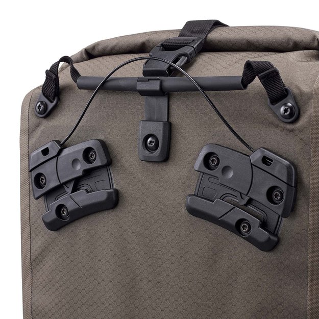 &Scaron;oninis krep&scaron;ys ant bagažinės ORTLIEB Gravel-Pack Single QL3.1 // 14.5L, 370 x 260 x 120 mm, Water-Proof (tamsi smėlio) 2