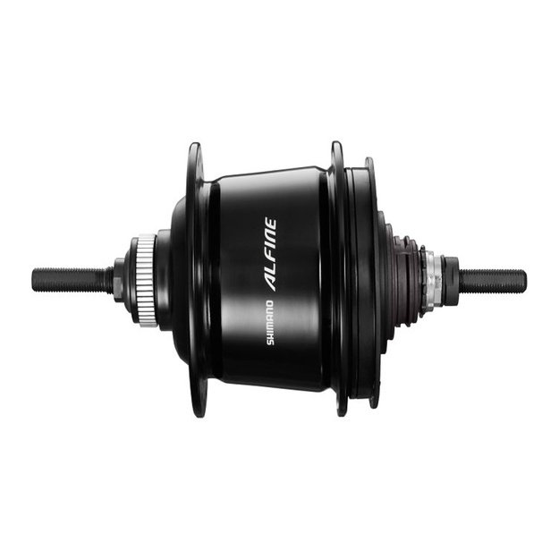 Vidinių pavarų stebulė Shimano Alfine SG-S7001-8 // 32H, diskiniams Center Lock, veržlės