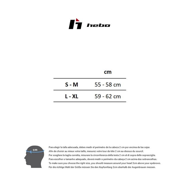 &Scaron;almas HEBO Casco Bici Wheelie 2.0 // dydis: 55-58 cm (juoda)