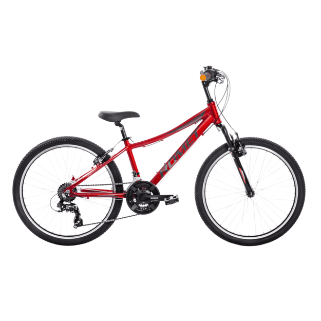 Dviratis ROMET Rambler 24, raudonas