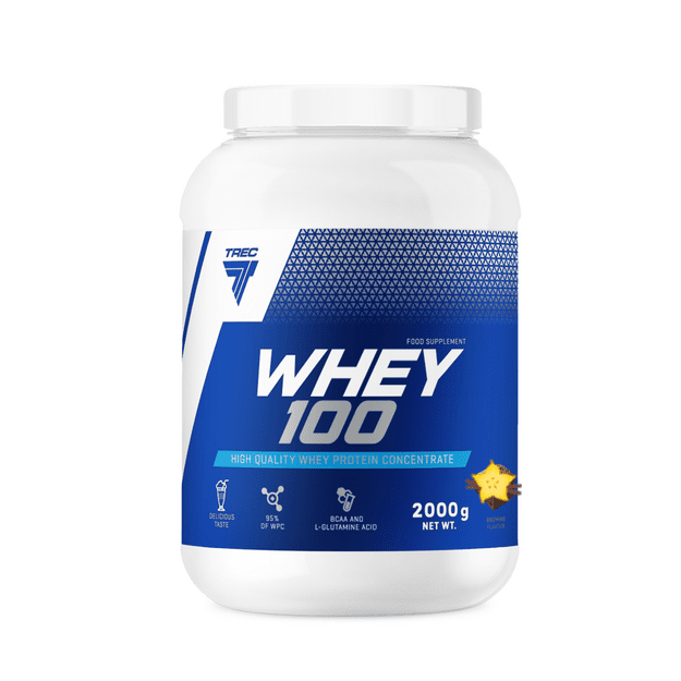 Baltymų milteliai TREC WHEY 100 VANILLA 2000 g