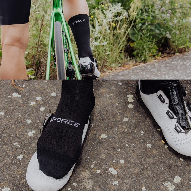 Kojinės FORCE Verdone // dydis: L-XL (43-47) (juoda)