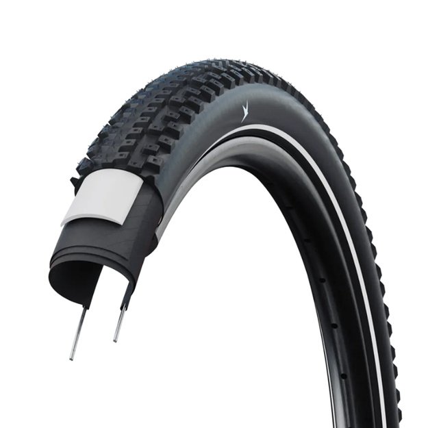 Padanga Schwalbe Advancer Hybrid 29  x 2.25  (57-622) // kamerinė, nelankstoma, Reflex, Green Compound, PunctureGuard