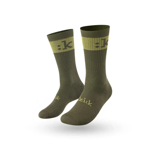 FIZIK kojinės OFF-ROAD ARMY/GREEN (FZSOCKOFA06150)