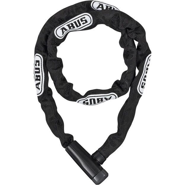 Spyna ABUS grandinė steel-O-Chain 5805K/110 BK (juoda)