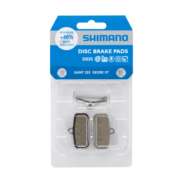Diskinių stabdžių kaladėlės Shimano D03S su spyruokle 1