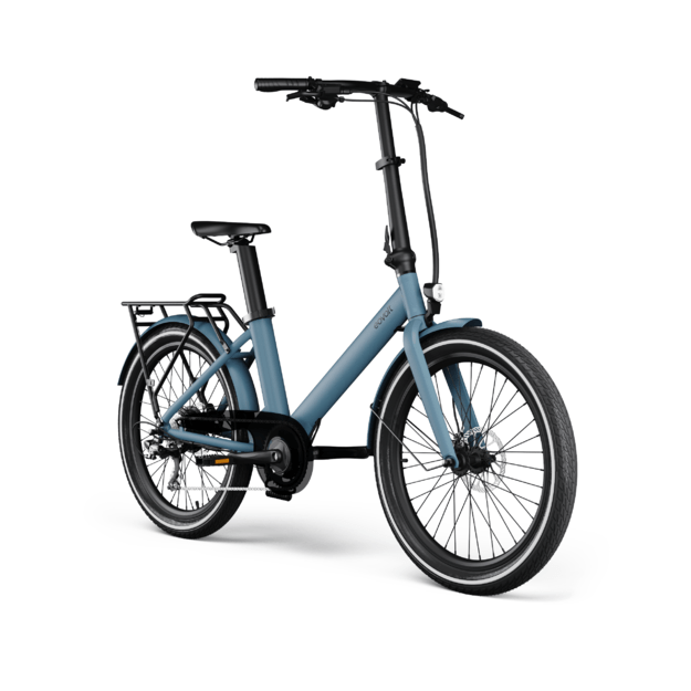 Sulankstomas elektrinis dviratis Eovolt Evening  24" V1 (mėlynos spalvos) 2