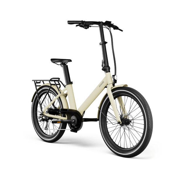 Sulankstomas elektrinis dviratis Eovolt Evening  24" V1 (smėlio spalvos) 2