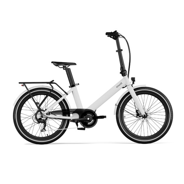Sulankstomas elektrinis dviratis Eovolt Evening  24" V1 (pilkos spalvos)