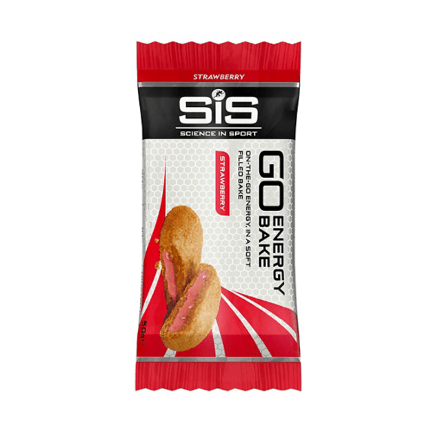 Batonėlis SIS Go Energy Bake Bar B (Braškių skonio)