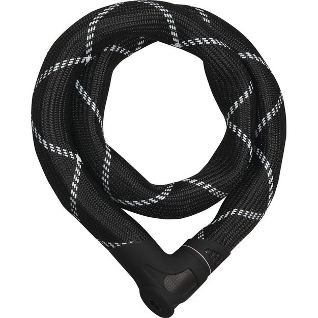 Spyna Abus Iven Steel-O-Chain 8210/110 (juoda)