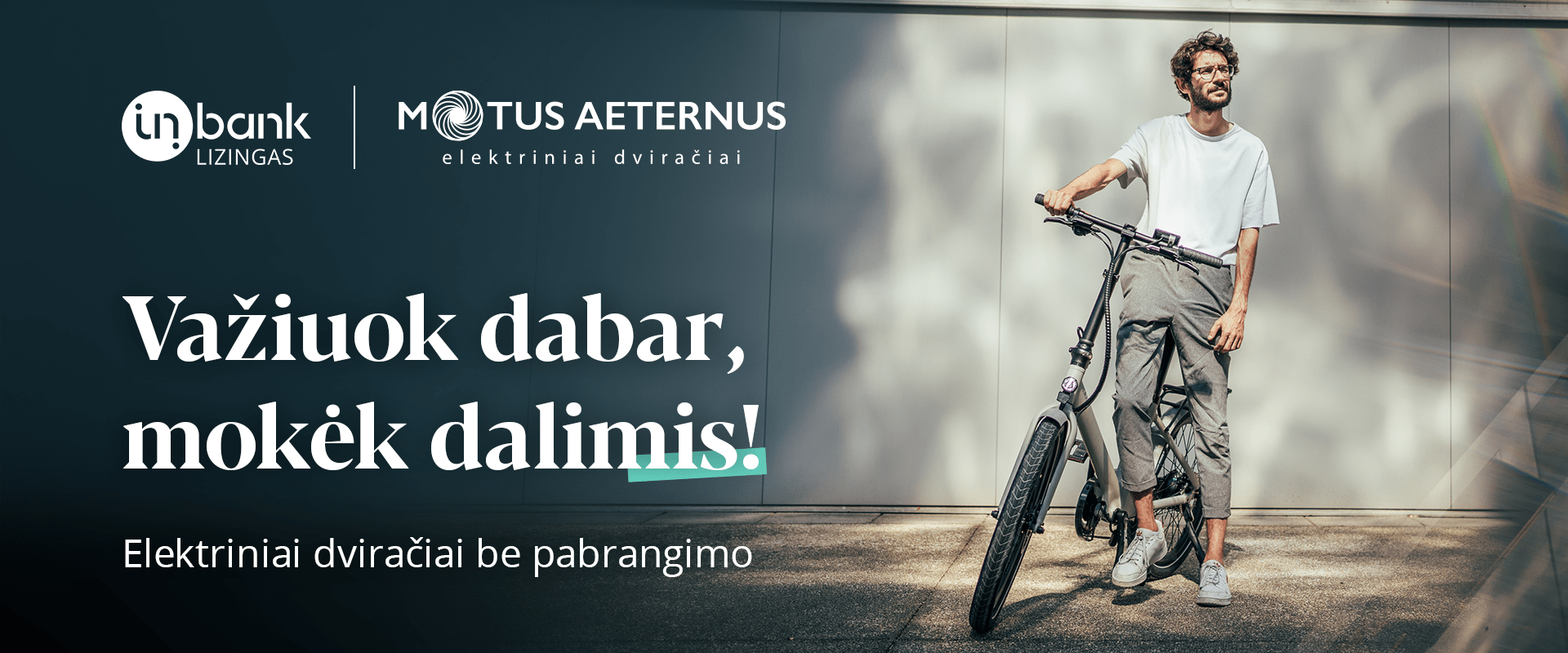 Lizingas be pabrangimo!