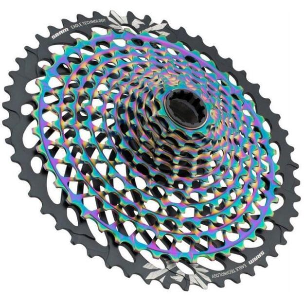 Galinis žvaigždžių blokas SRAM XG-1299 EAGLE GX 10-50T Rainbow