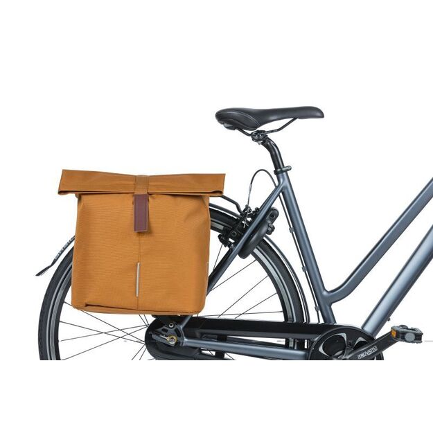 Dviračio krepšiai ant bagažinės BASIL CITY DOUBLE BAG, 32L, kupranugario ruda spalva 5