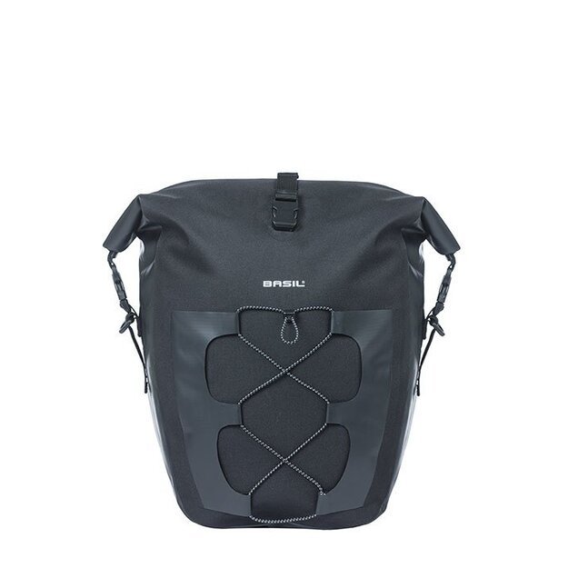 Dviračio krepšys ant bagažinės BASIL NAVIGATOR WATERPROOF SINGLE BAG, 25-31L, juodas 4