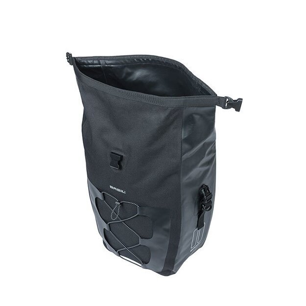 Dviračio krepšys ant bagažinės BASIL NAVIGATOR WATERPROOF SINGLE BAG, 25-31L, juodas 6