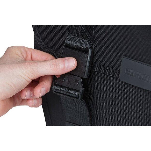Dviračio krepšys ant bagažinės BASIL TOUR SINGLE BAG Kairysis, 14L, juodas 1