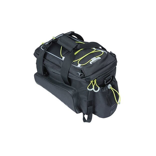 Dviračio krepšiai ant bagažinės BASIL MILES TRUNKBAG XL Pro, 9-36L, black lime MIK