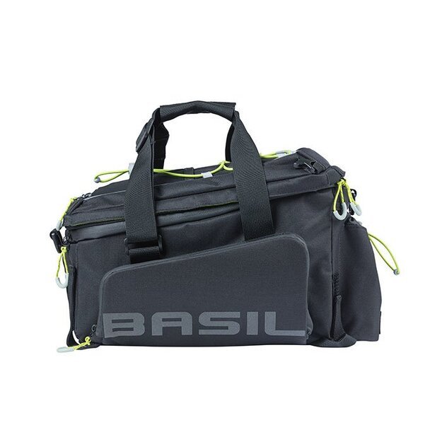 Dviračio krepšiai ant bagažinės BASIL MILES TRUNKBAG XL Pro, 9-36L, black lime MIK 1