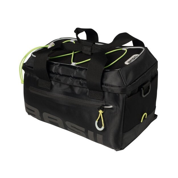 Dviračio krepšiai ant bagažinės BASIL MILES TRUNKBAG, 7L, black lime
