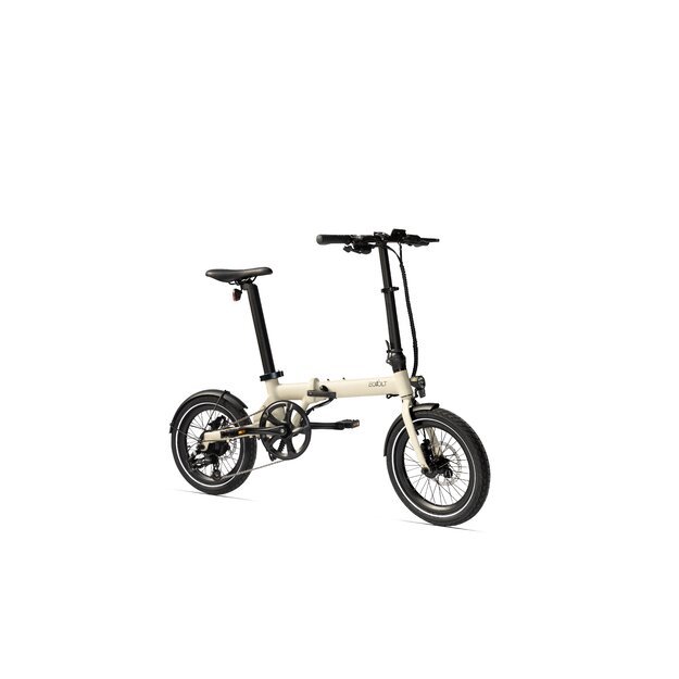 Sulankstomas elektrinis dviratis Eovolt Morning  16"(smėlio spalvos) 1