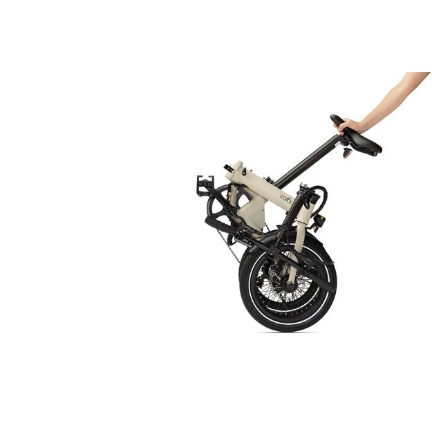 Sulankstomas elektrinis dviratis Eovolt Morning  16"(smėlio spalvos) 4