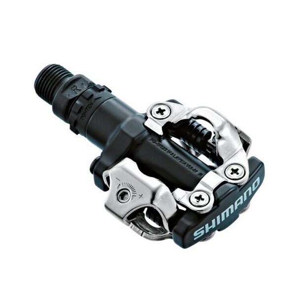 Pedalai Shimano M520S + plokštelės (juodi)