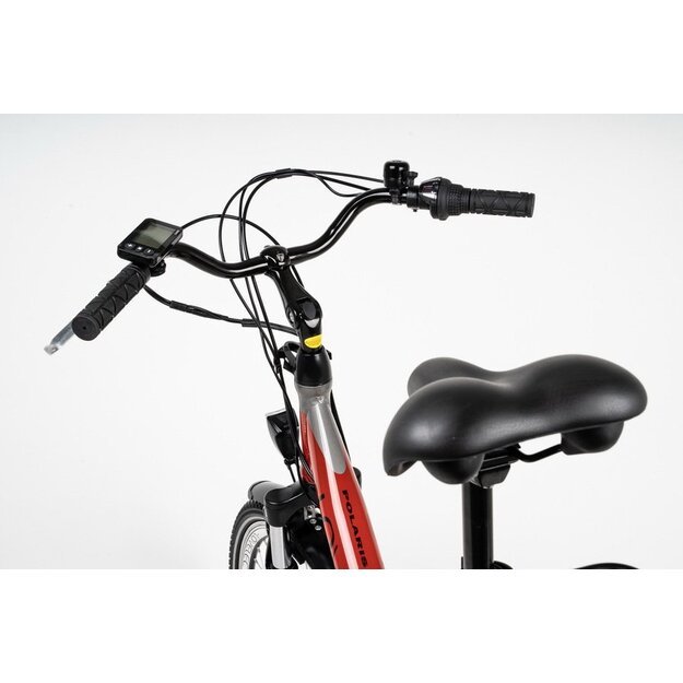 Elektrinis dviratis Lovelec Polaris 18" Raudonas/Pilkas (13Ah)