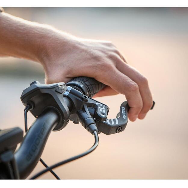 Magura MT4 eSTOP, 2-finger aluminum light-weight-lever blade stabdžiai priekiniai/galiniai 2