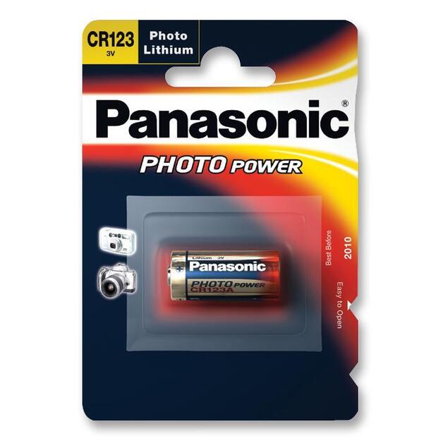 Panasonic baterija ličio CR-123AL/1BP