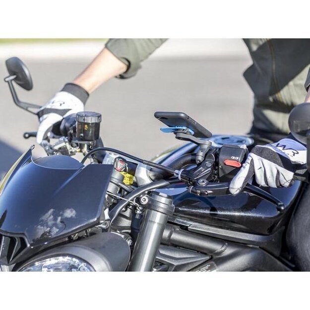 Telefono laikiklis ant motociklo vairo Quad Lock  2