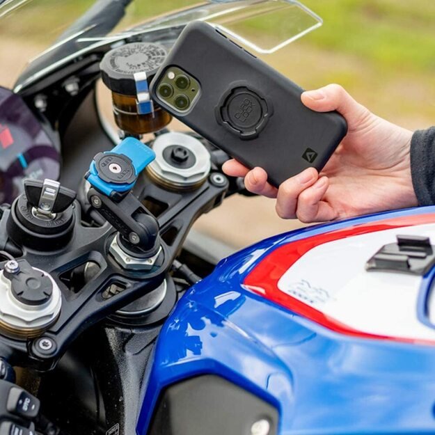 Telefono laikiklis ant motociklo šakės Quad Lock  2