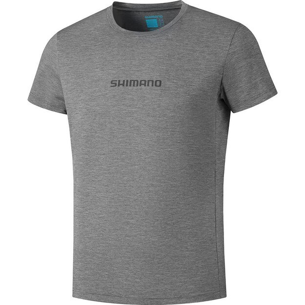 Marškinėliai Shimano Yari Tech Tee Grey (L dydis)